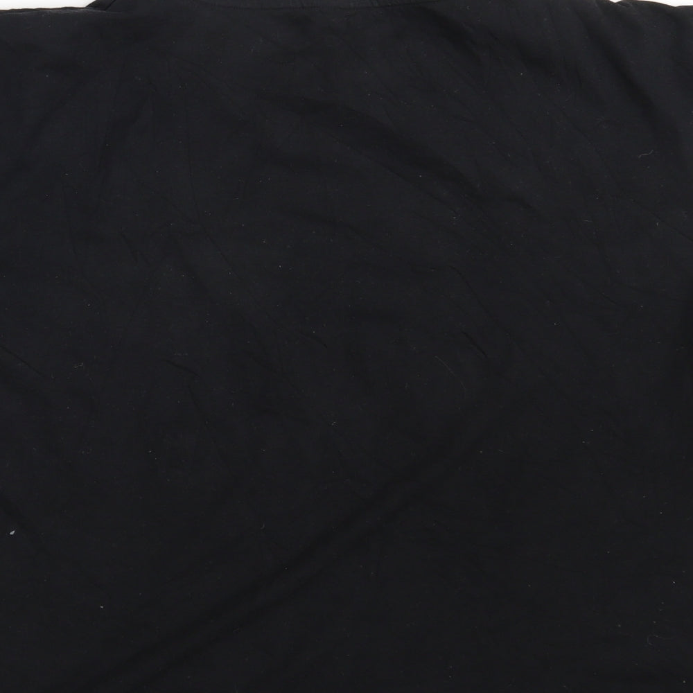 Preworn Mens Black    T-Shirt Size XL