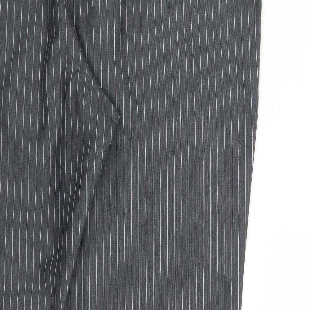 TU Womens Grey Striped  Jegging Leggings Size 20 L28 in