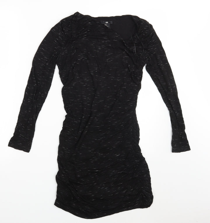 H&M Womens Black   Fit & Flare  Size M