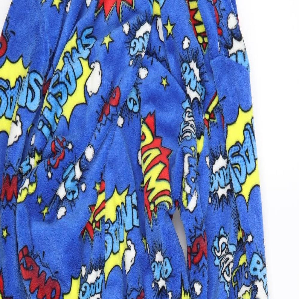 Peacocks Mens Blue Solid   One Piece Size M