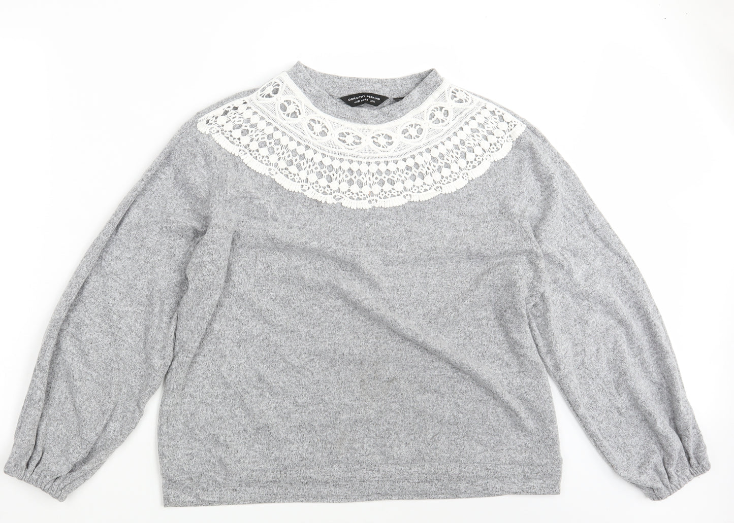 Dorothy Perkins Womens Grey   Pullover Jumper Size 16