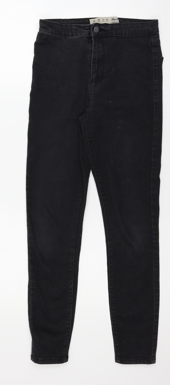 Denim & Co. Womens Grey Denim Skinny Jeans Size 10 L27 in