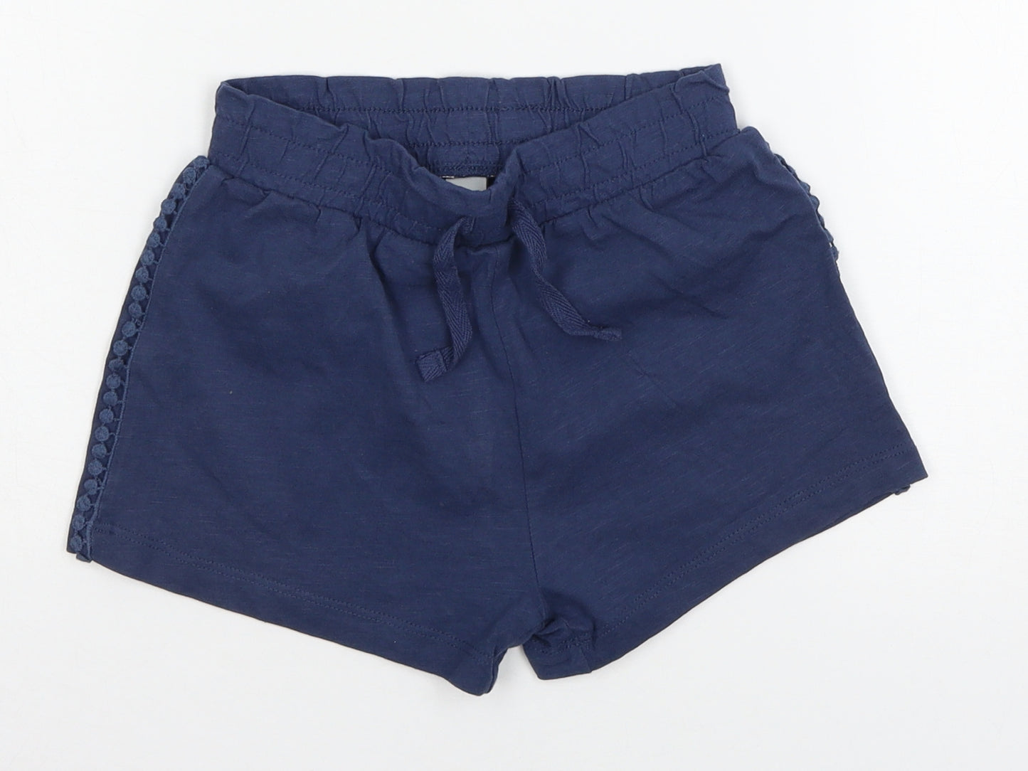 TU Girls Blue  Jersey Sweat Shorts Size 7 Years