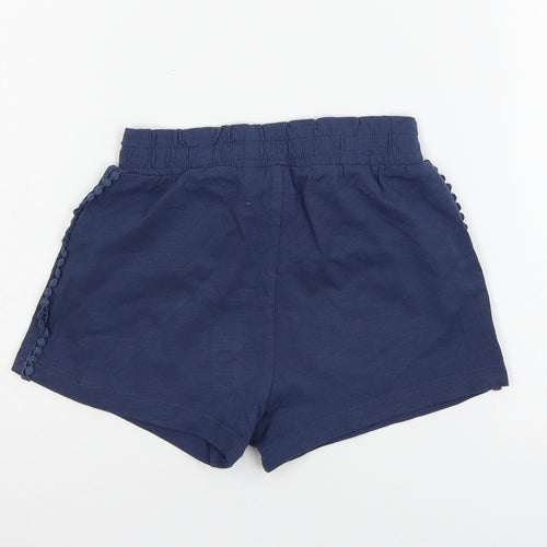 TU Girls Blue  Jersey Sweat Shorts Size 7 Years