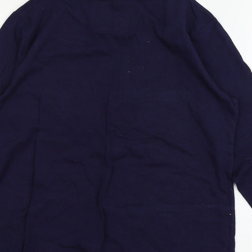 Love To Dream Womens Blue Solid Jersey Top Pyjama Top Size 8  - Snow Busy