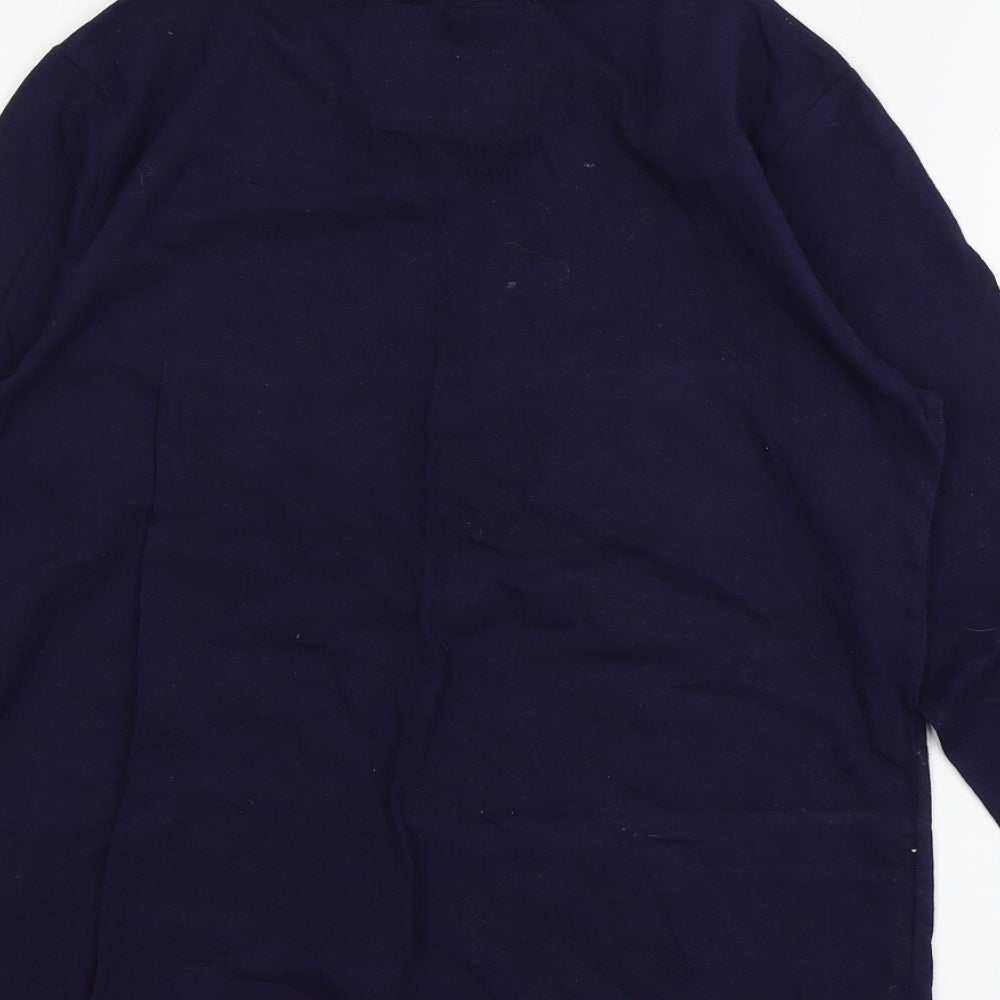 Love To Dream Womens Blue Solid Jersey Top Pyjama Top Size 8  - Snow Busy
