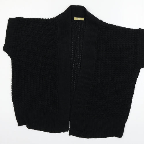 TU Womens Black  Knit Cardigan Jumper Size 12
