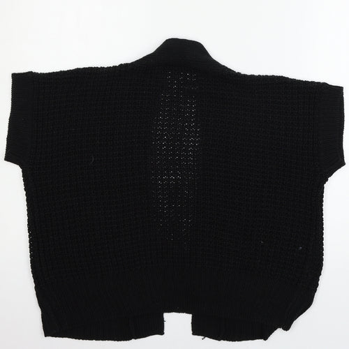 TU Womens Black  Knit Cardigan Jumper Size 12