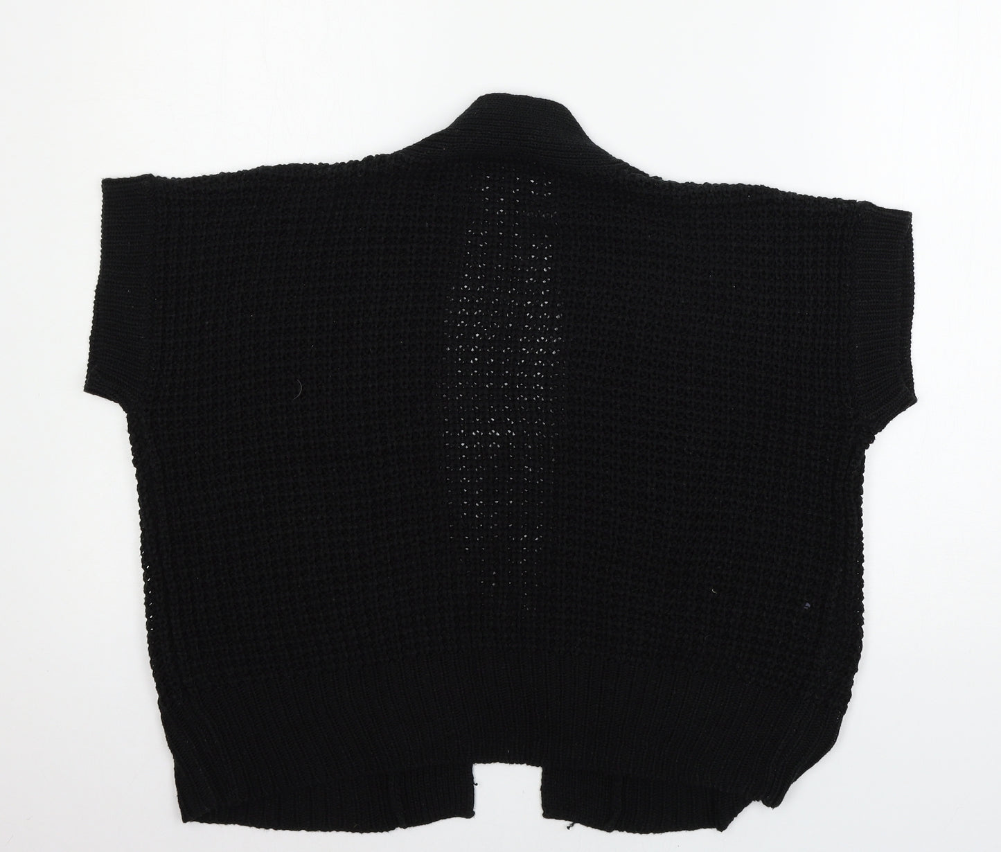 TU Womens Black  Knit Cardigan Jumper Size 12