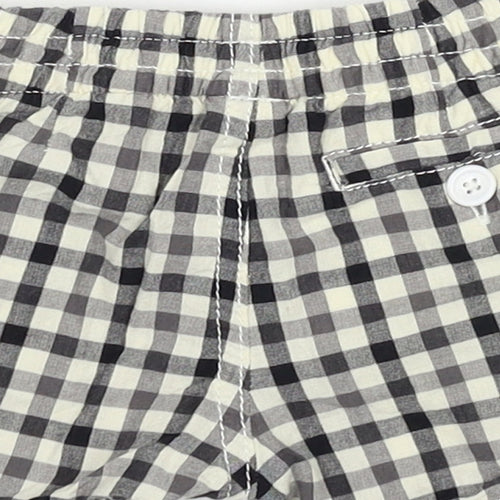 Gap Boys Ivory Check  Cropped Trousers Size 3-6 Months