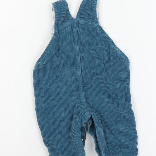 Marks and Spencer Baby Blue  Corduroy Dungaree One-Piece Size 0-3 Months