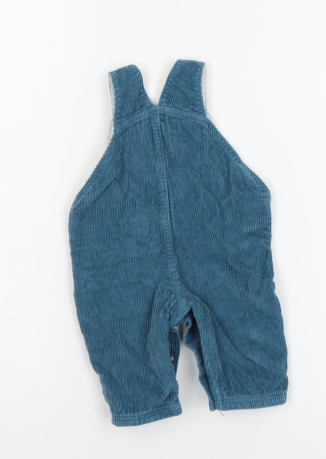 Marks and Spencer Baby Blue  Corduroy Dungaree One-Piece Size 0-3 Months