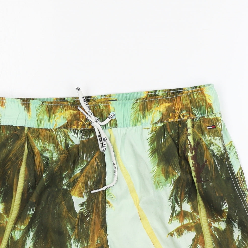 Hilfiger Denim Mens Multicoloured Geometric  Sweat Shorts Size M