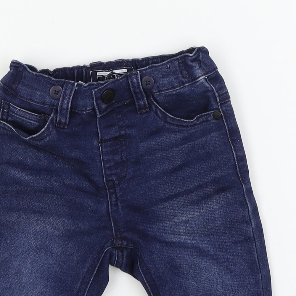 NEXT Boys Blue  Denim Capri Jeans Size 12-18 Months