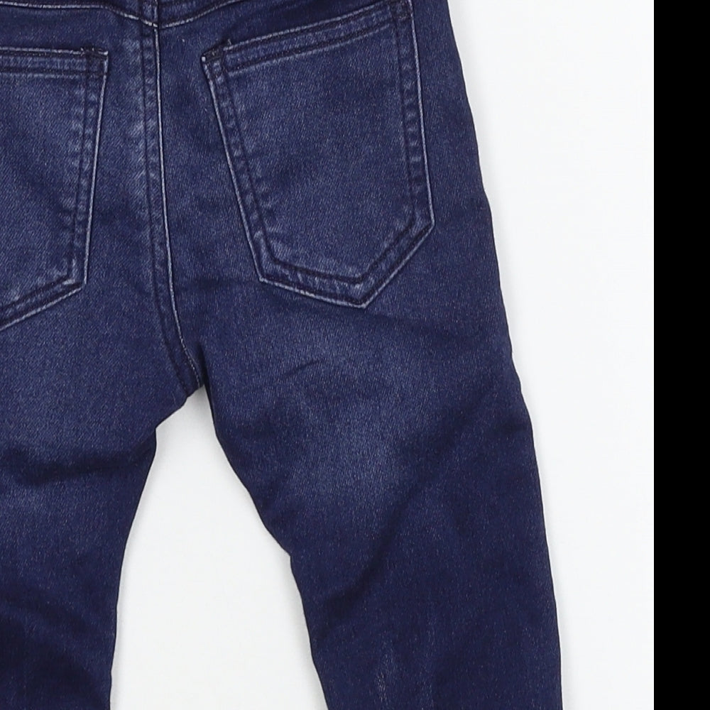 NEXT Boys Blue  Denim Capri Jeans Size 12-18 Months