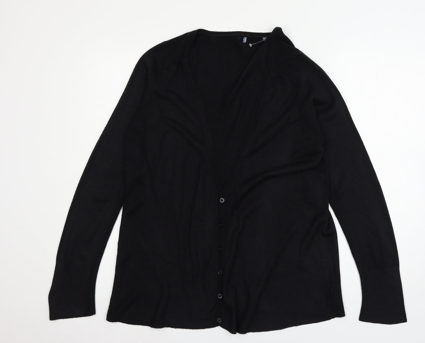 Evie Womens Black  Knit Cardigan Jumper Size 20
