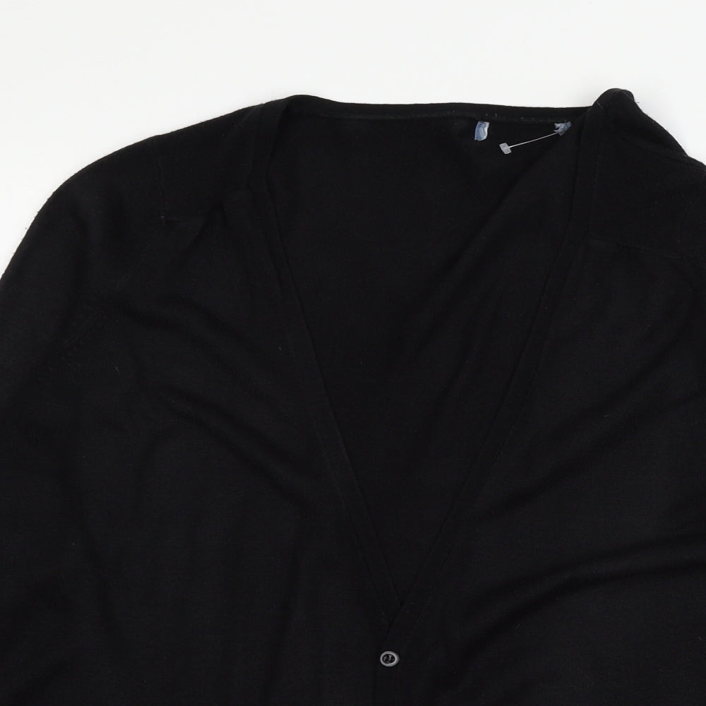 Evie Womens Black  Knit Cardigan Jumper Size 20