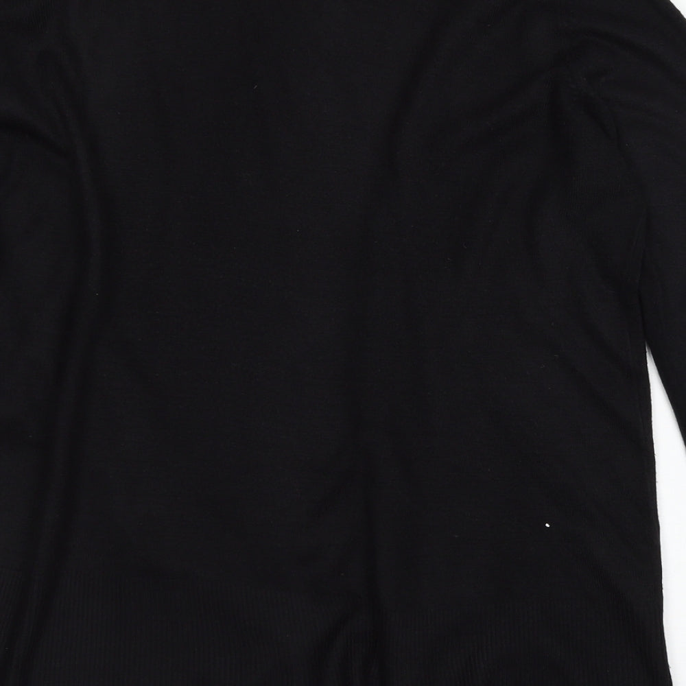 Evie Womens Black  Knit Cardigan Jumper Size 20