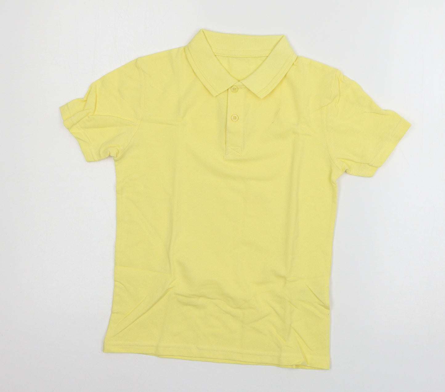 Nutmeg Girls Yellow  Jersey Basic T-Shirt Size 8-9 Years