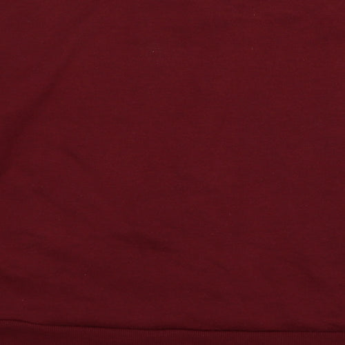 Primark Womens Red  Jersey Pullover Sweatshirt Size XS