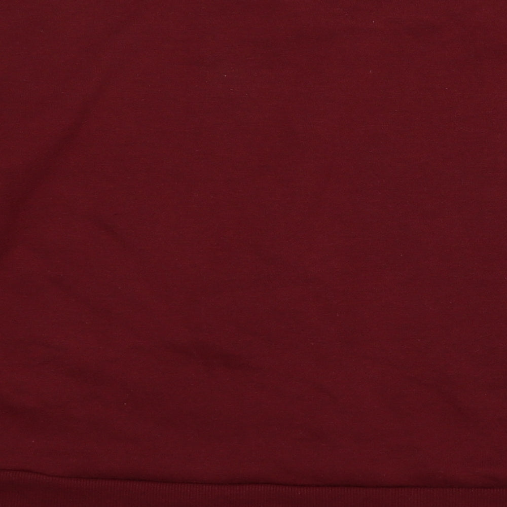 Primark Womens Red  Jersey Pullover Sweatshirt Size XS