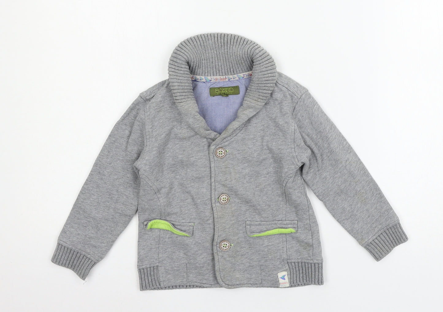 Ted Baker Boys Grey  Jersey Jacket  Size 2-3 Years
