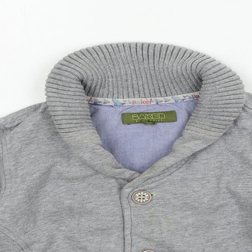 Ted Baker Boys Grey  Jersey Jacket  Size 2-3 Years