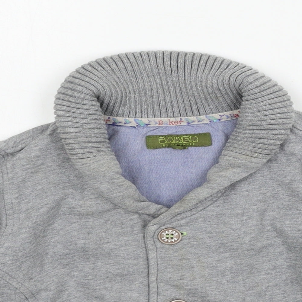 Ted Baker Boys Grey  Jersey Jacket  Size 2-3 Years