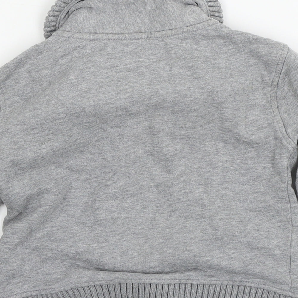 Ted Baker Boys Grey  Jersey Jacket  Size 2-3 Years