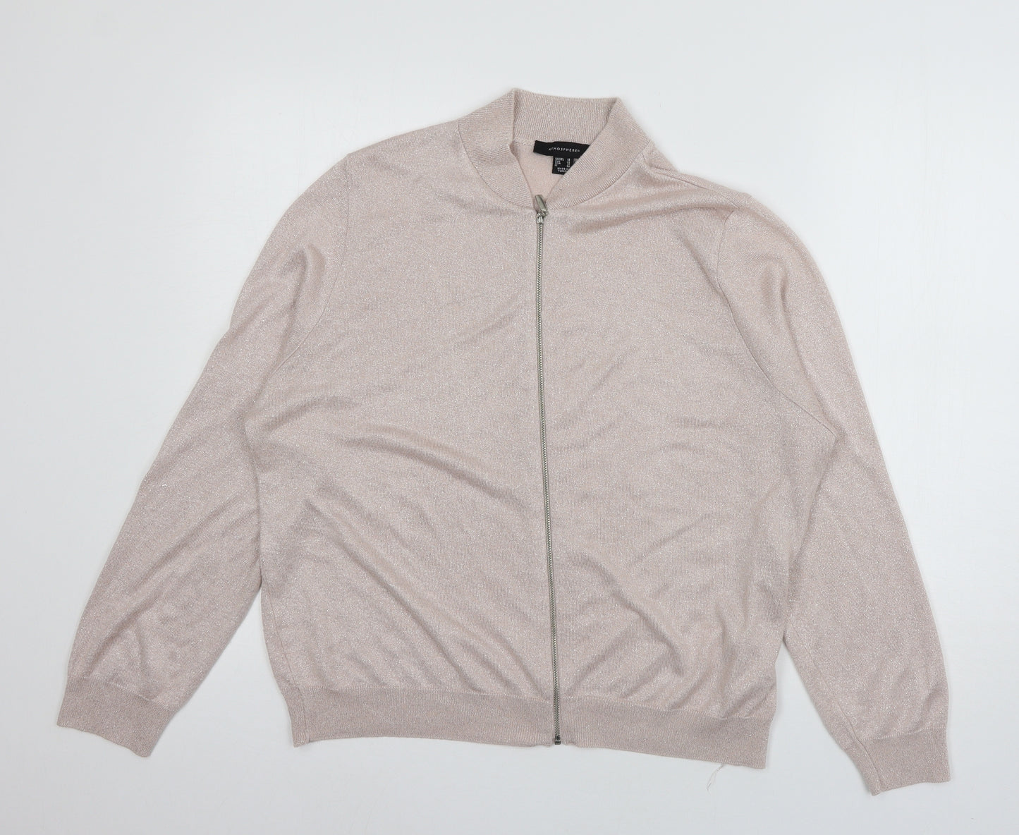 Atmosphere Womens Pink  Knit Cardigan Jumper Size 18