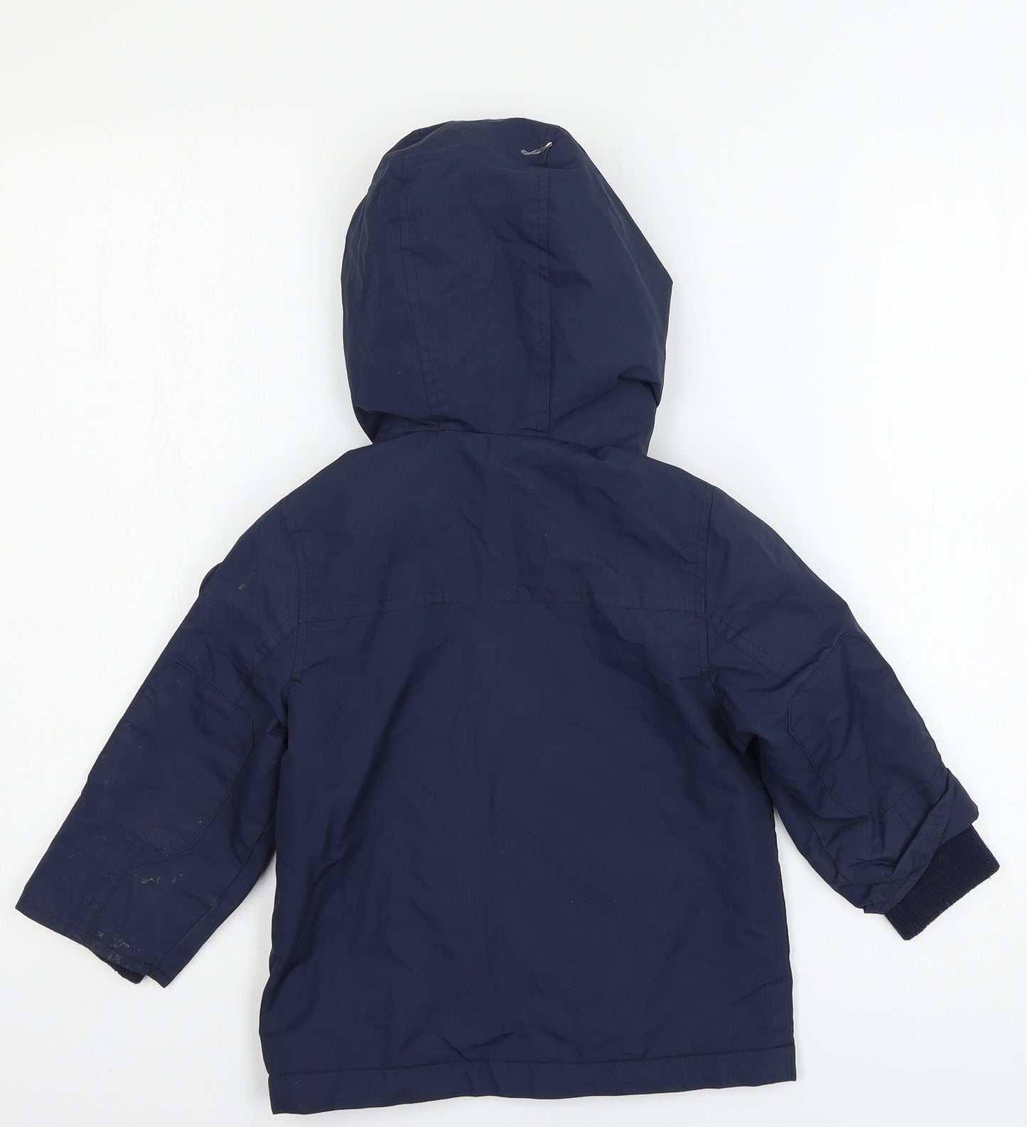 F&F Girls Blue   Basic Coat Jacket Size 2-3 Years