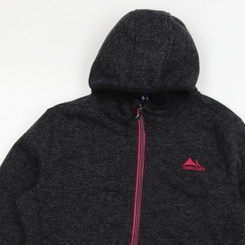 Nord Cape Womens Grey  Jersey Full Zip Hoodie Size L