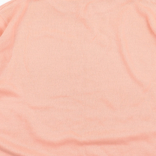 Damart Womens Orange  Knit Pullover Jumper Size 12