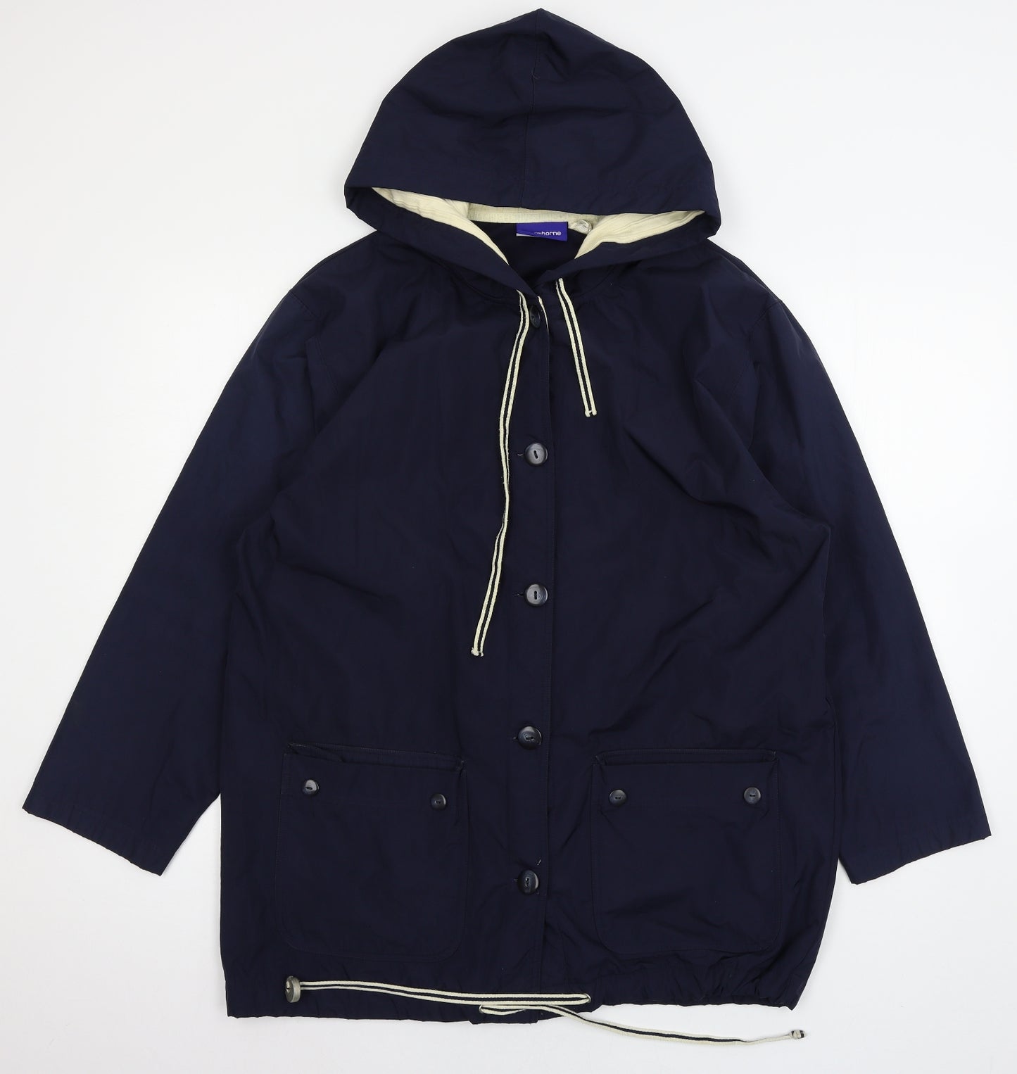 Liz Claiborne Womens Blue   Parka Coat Size M