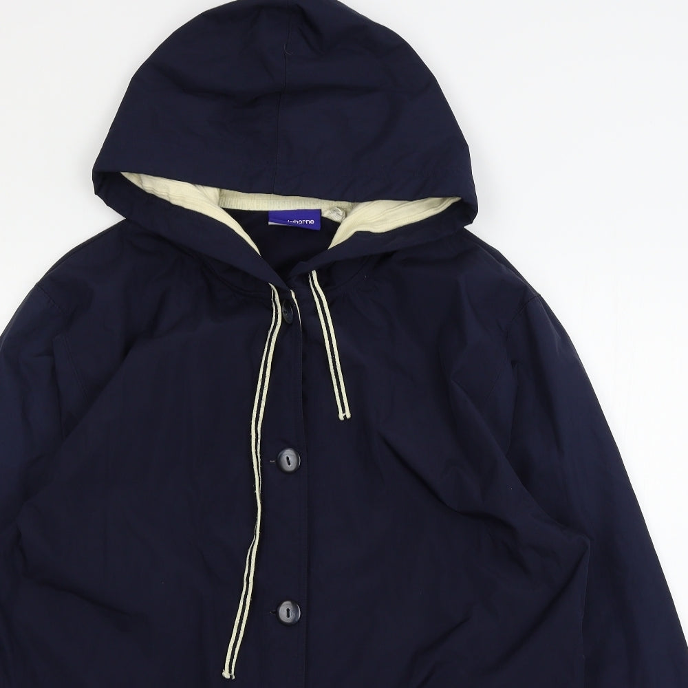Liz Claiborne Womens Blue   Parka Coat Size M