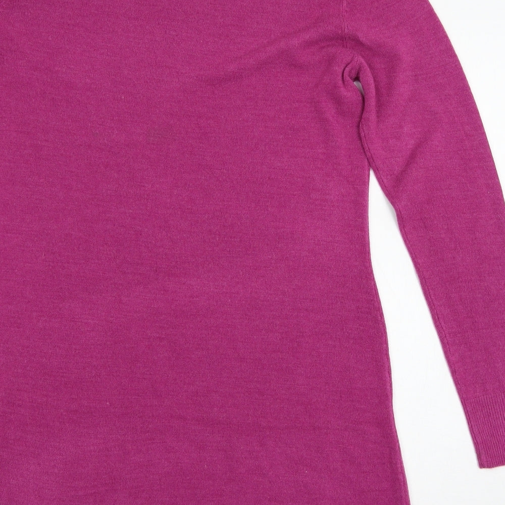 F&F Womens Pink  Knit Jacket Dress  Size 16