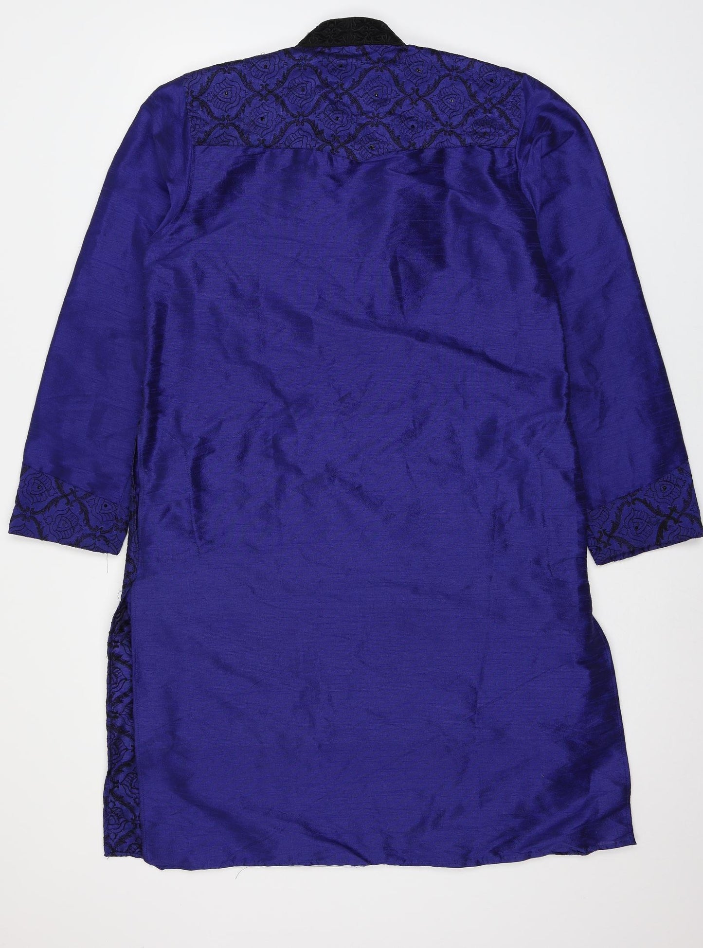 Khushaal Womens Blue   Basic Blouse Size 12