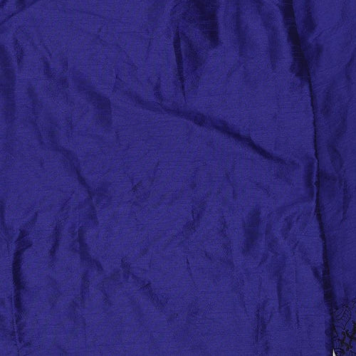 Khushaal Womens Blue   Basic Blouse Size 12