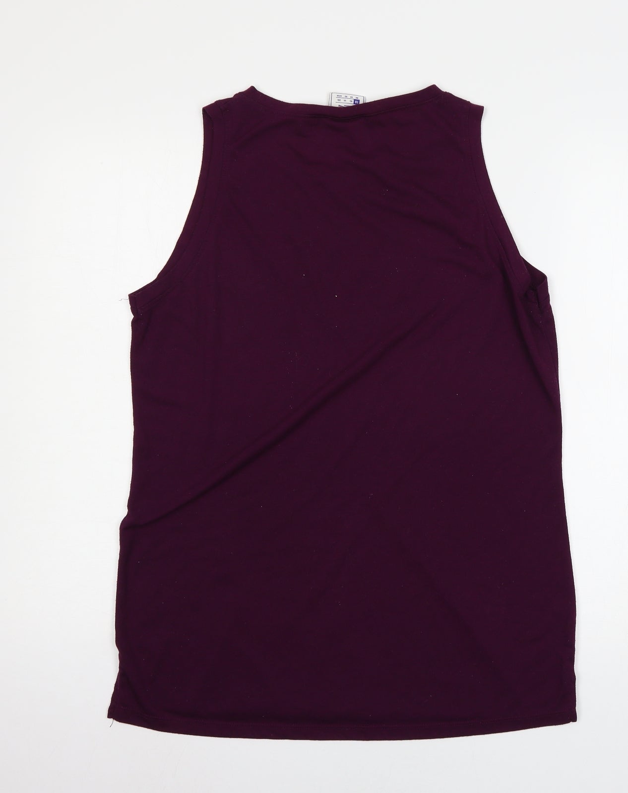 Lonsdale Womens Purple  Jersey Basic T-Shirt Size 18