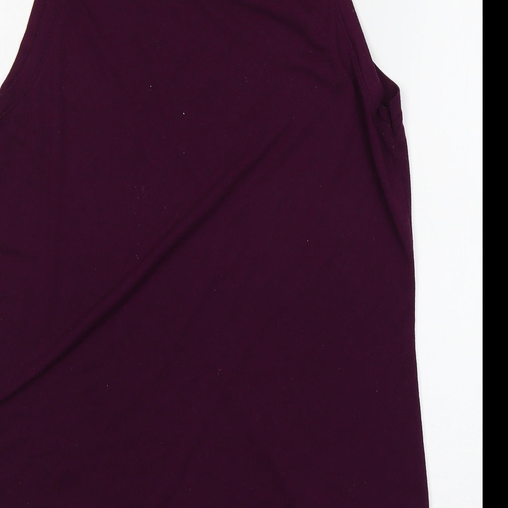 Lonsdale Womens Purple  Jersey Basic T-Shirt Size 18