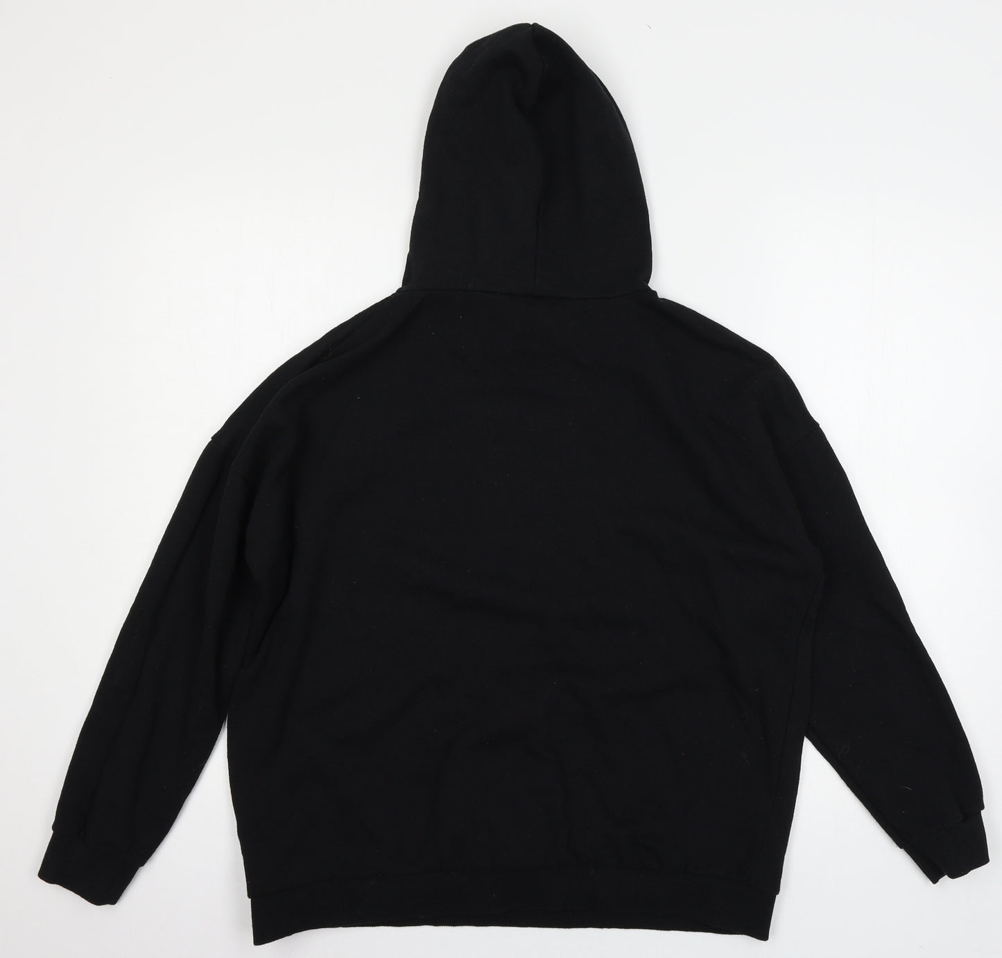 Peacocks Womens Black  Jersey Pullover Hoodie Size M