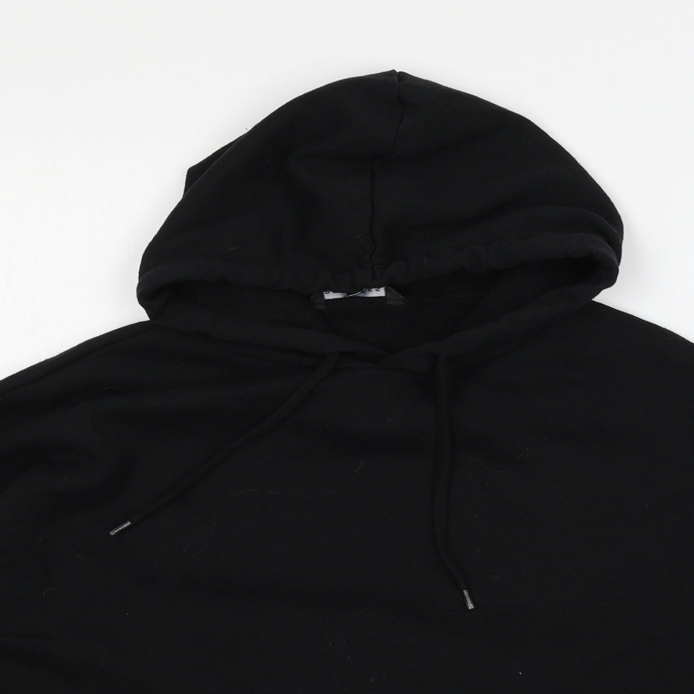 Peacocks Womens Black  Jersey Pullover Hoodie Size M