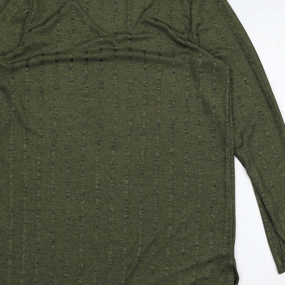 George Womens Green  Jersey Basic T-Shirt Size 14