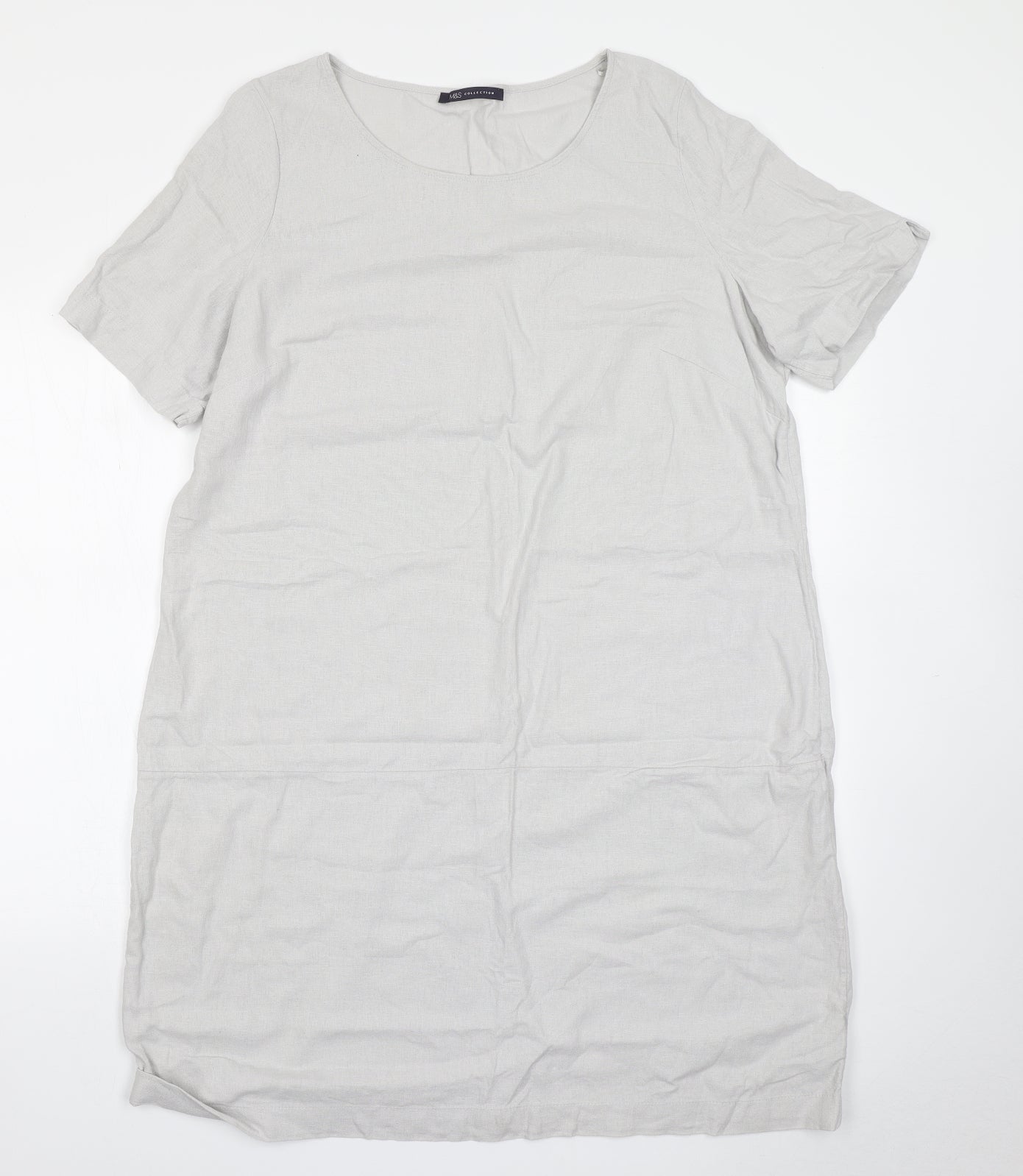 M&S Colelction Womens Grey   A-Line  Size 18