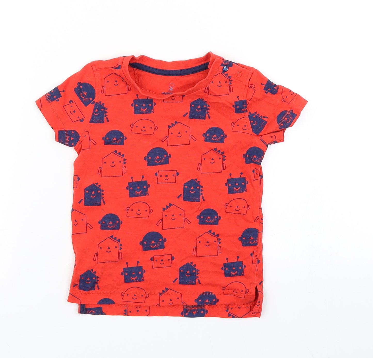 Mothercare Boys Red   Basic T-Shirt Size 12-18 Months