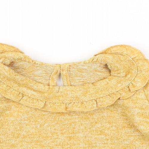 Matalan Girls Yellow   Basic T-Shirt Size Newborn