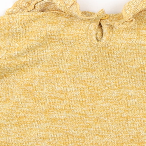 Matalan Girls Yellow   Basic T-Shirt Size Newborn