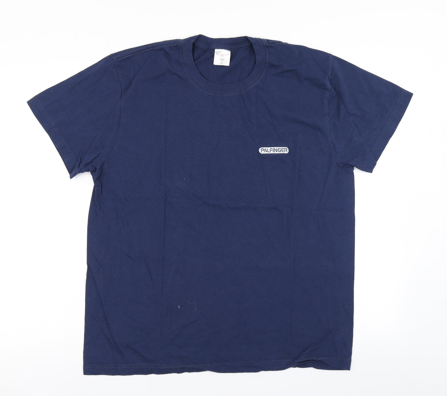 Stedman Mens Blue    T-Shirt Size L