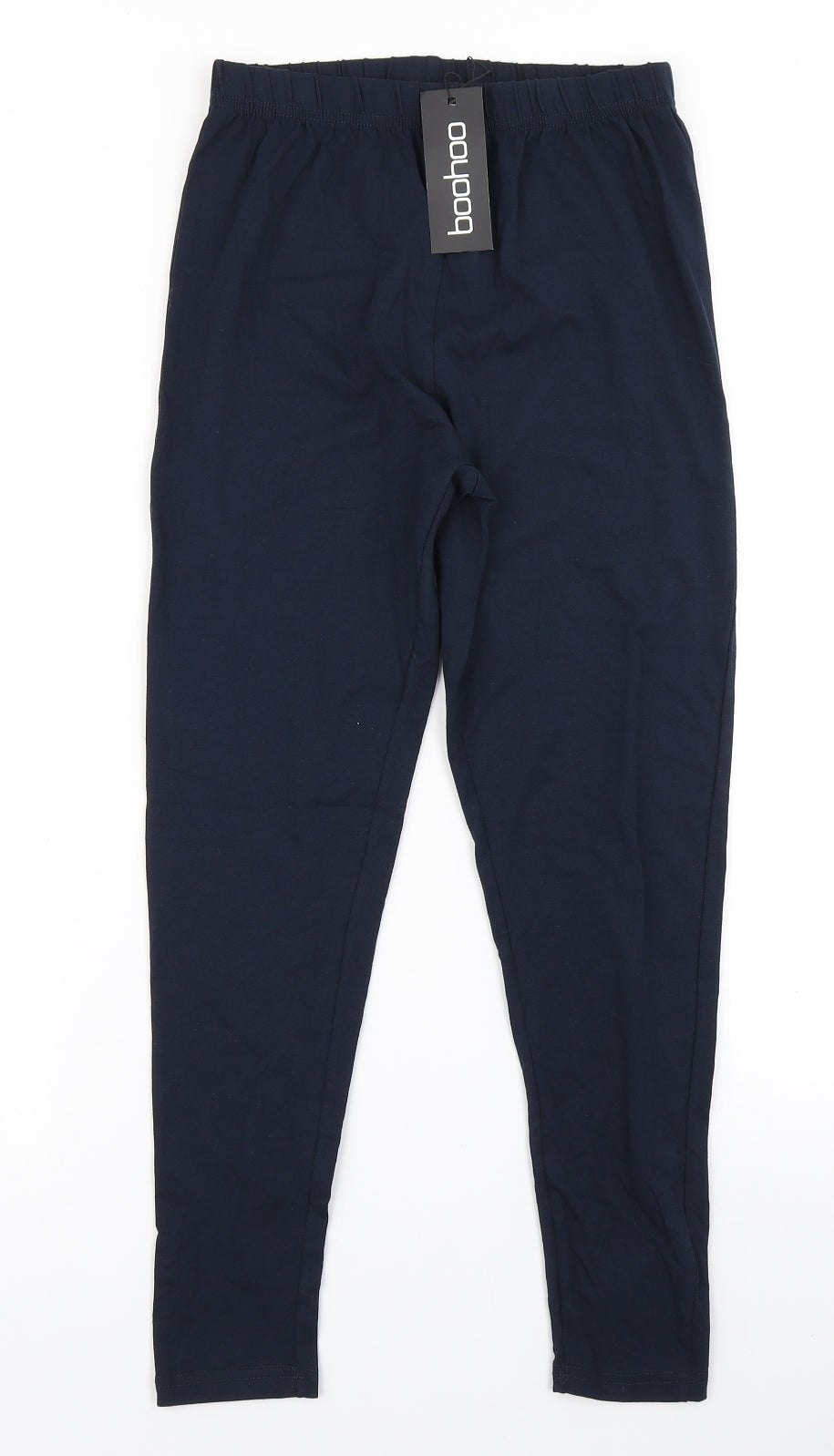 Boohoo Womens Blue   Capri Leggings Size 10 L25 in