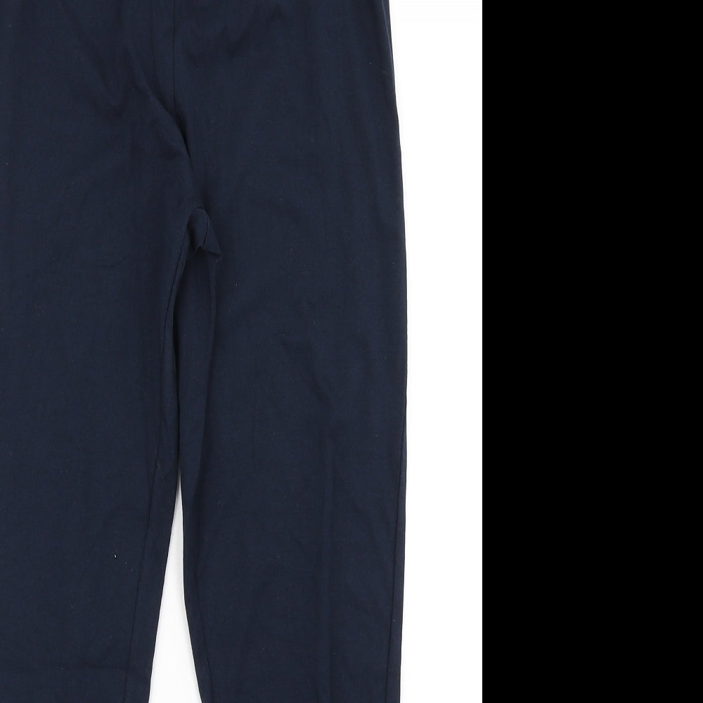 Boohoo Womens Blue   Capri Leggings Size 10 L25 in